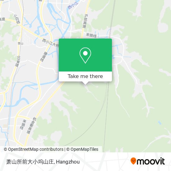 萧山所前大小坞山庄 map