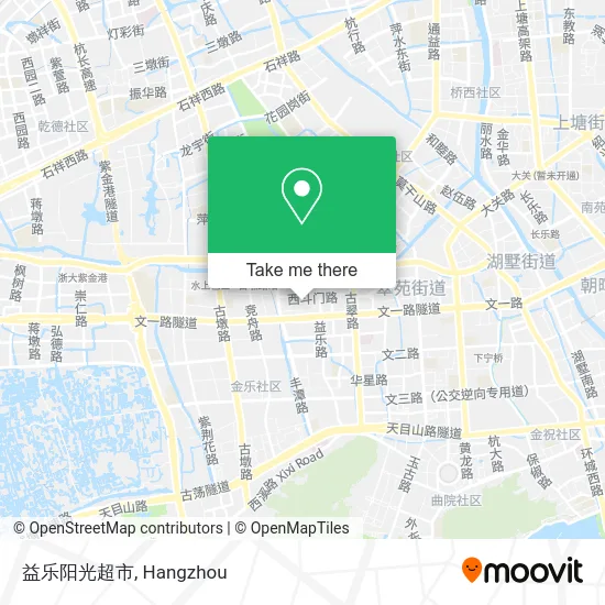 益乐阳光超市 map
