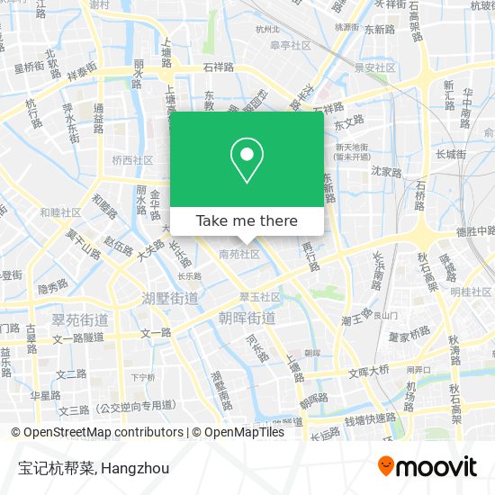 宝记杭帮菜 map