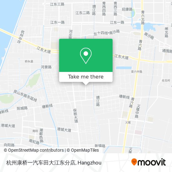 杭州康桥一汽车田大江东分店 map