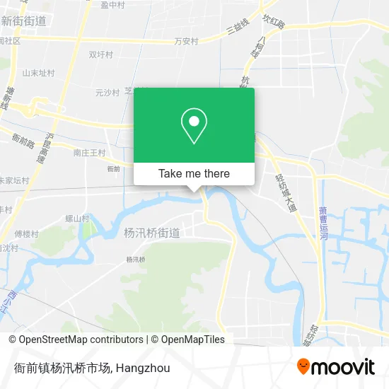 衙前镇杨汛桥市场 map