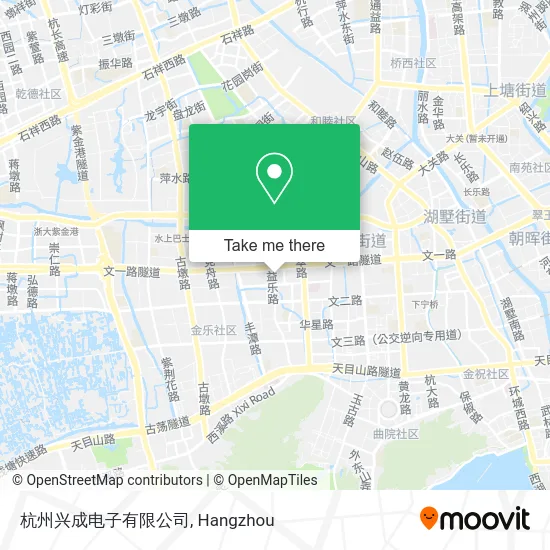 杭州兴成电子有限公司 map