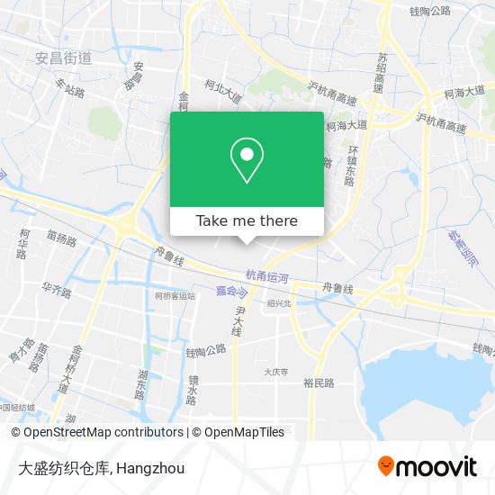 大盛纺织仓库 map