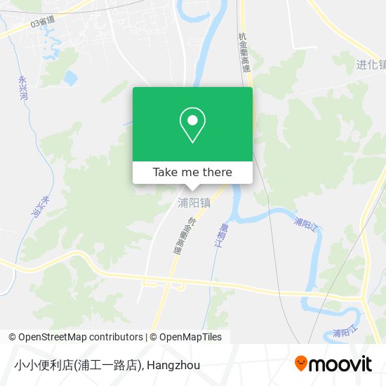 小小便利店(浦工一路店) map