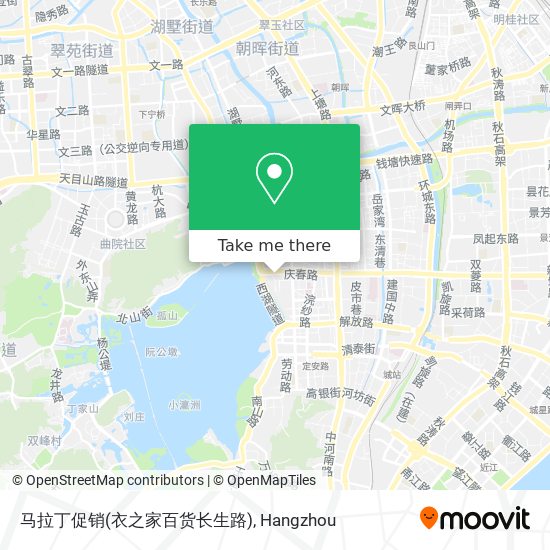 马拉丁促销(衣之家百货长生路) map