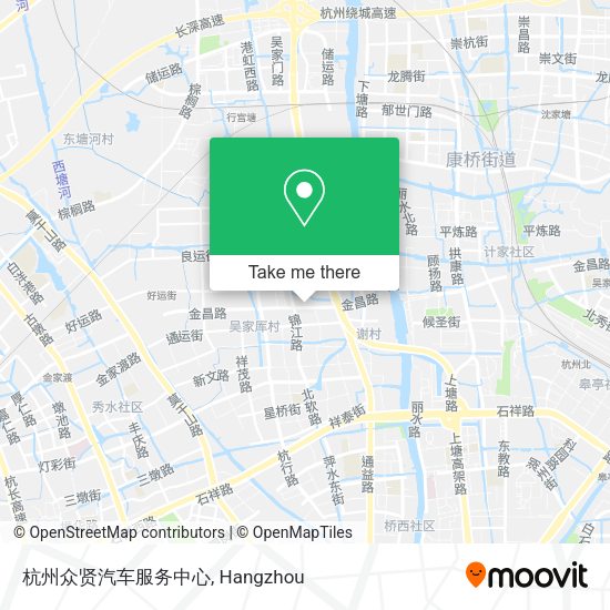 杭州众贤汽车服务中心 map