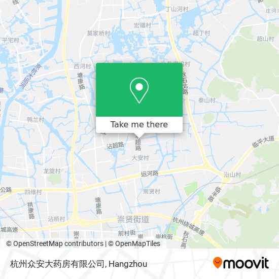 杭州众安大药房有限公司 map
