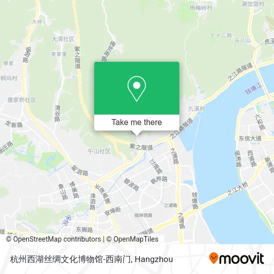 杭州西湖丝绸文化博物馆-西南门 map
