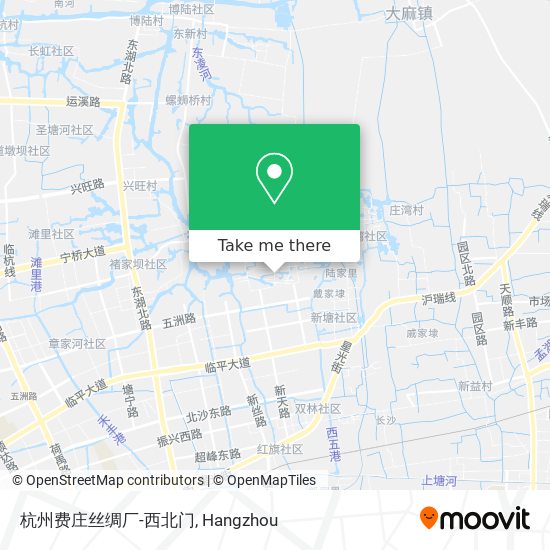 杭州费庄丝绸厂-西北门 map