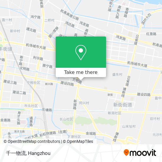 千一物流 map