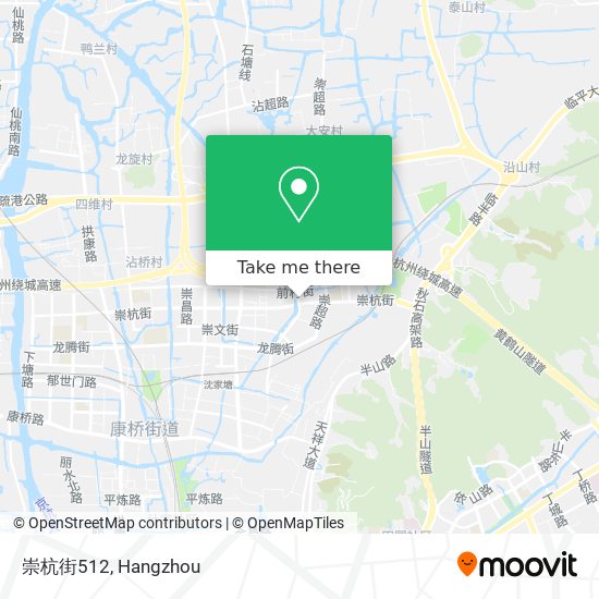 崇杭街512 map