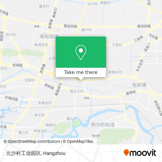 元沙村工业园区 map