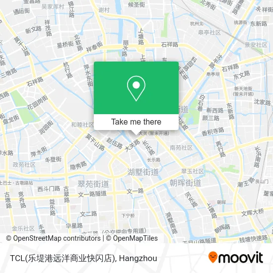 TCL(乐堤港远洋商业快闪店) map