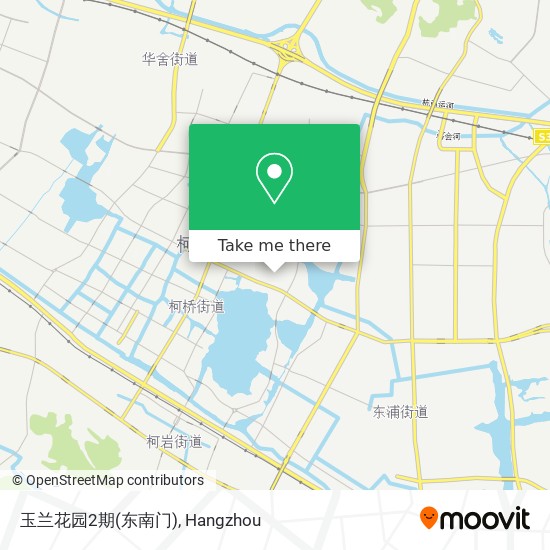 玉兰花园2期(东南门) map