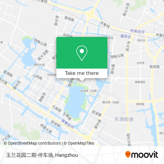 玉兰花园二期-停车场 map