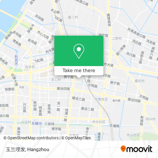 玉兰理发 map