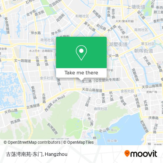 古荡湾南苑-东门 map