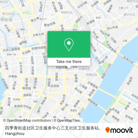 四季青街道社区卫生服务中心三叉社区卫生服务站 map
