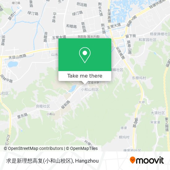 求是新理想高复(小和山校区) map