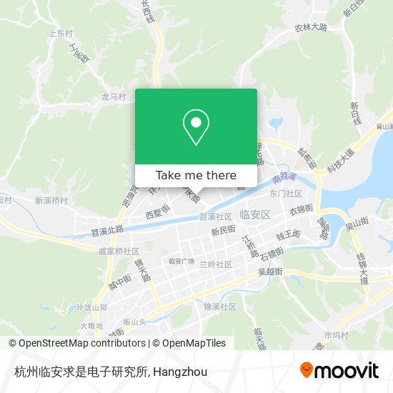杭州临安求是电子研究所 map