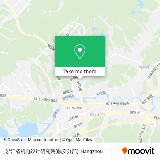 浙江省机电设计研究院(临安分部) map