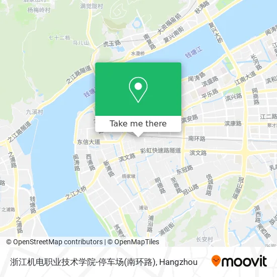 浙江机电职业技术学院-停车场(南环路) map