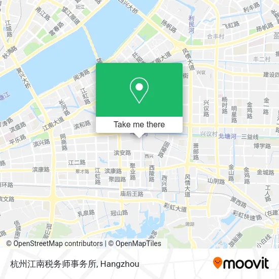 杭州江南税务师事务所 map