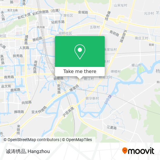 诚涛绣品 map