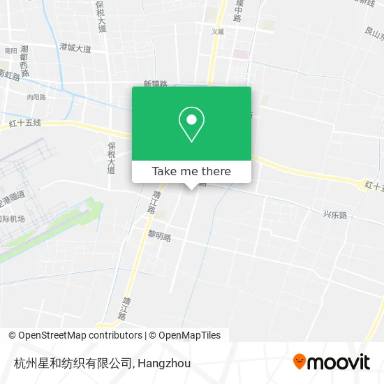 杭州星和纺织有限公司 map