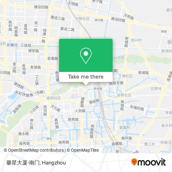 馨星大厦-南门 map