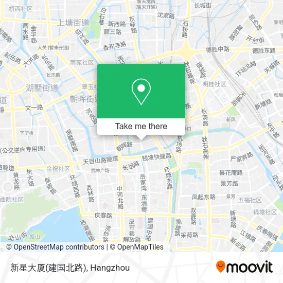 新星大厦(建国北路) map