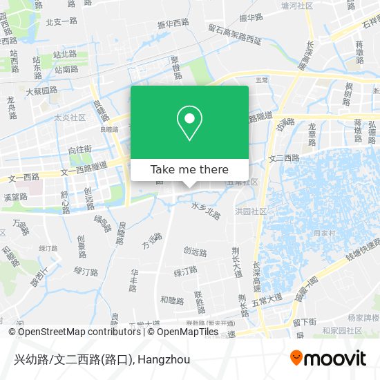 兴幼路/文二西路(路口) map