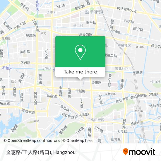 金惠路/工人路(路口) map
