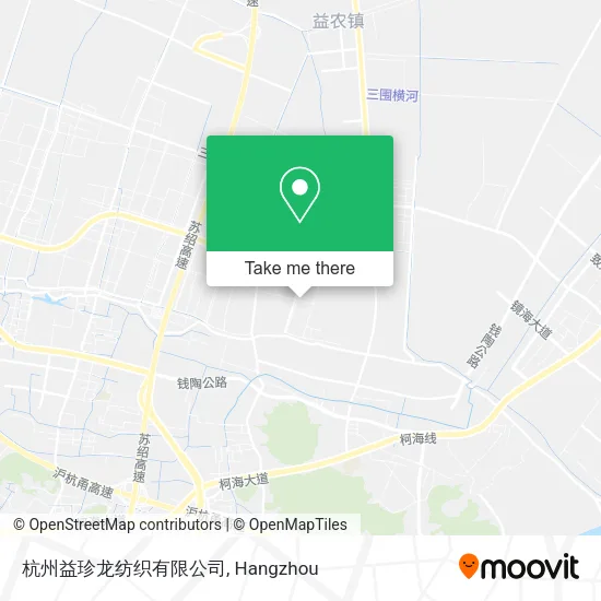 杭州益珍龙纺织有限公司 map