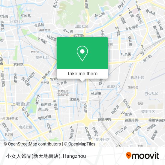 小女人饰品(新天地街店) map