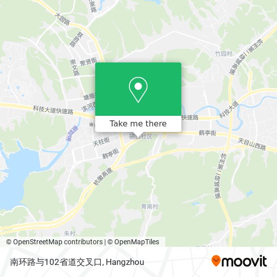 南环路与102省道交叉口 map