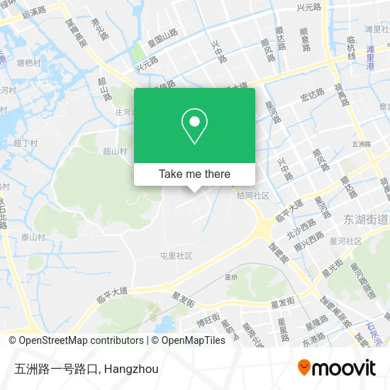 五洲路一号路口 map