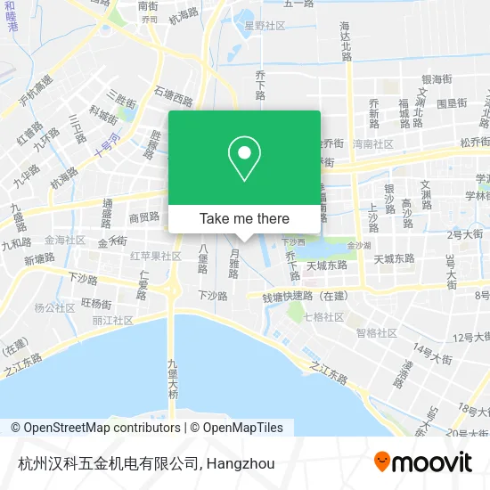 杭州汉科五金机电有限公司 map