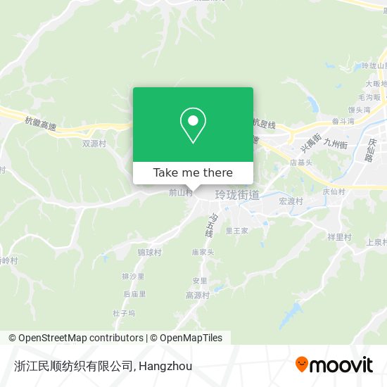 浙江民顺纺织有限公司 map