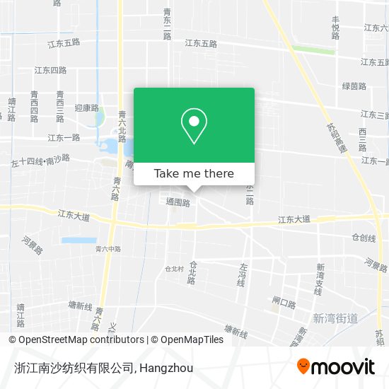 浙江南沙纺织有限公司 map
