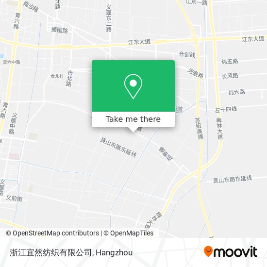 浙江宜然纺织有限公司 map