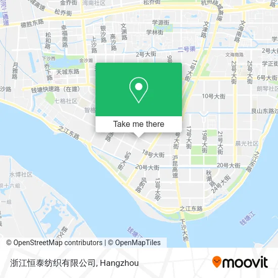 浙江恒泰纺织有限公司 map