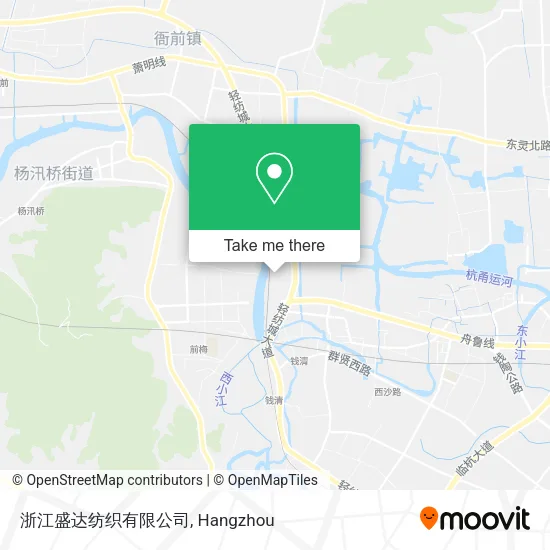 浙江盛达纺织有限公司 map