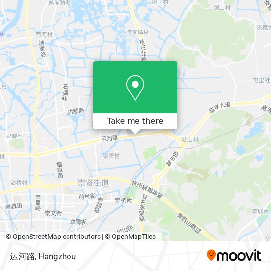 运河路 map