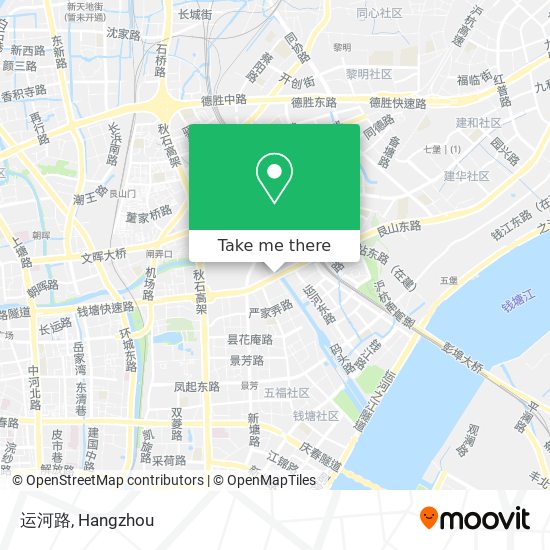 运河路 map