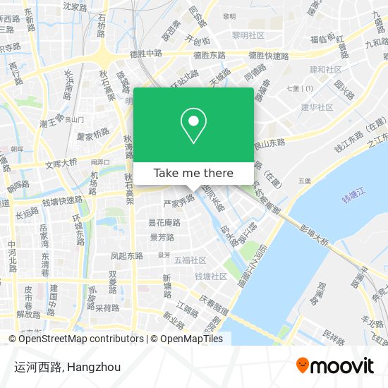 运河西路 map