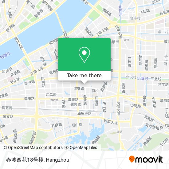 春波西苑18号楼 map