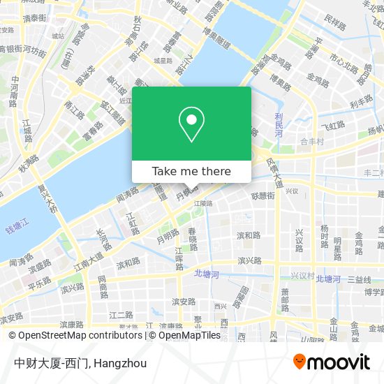 中财大厦-西门 map