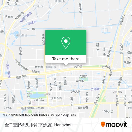 金二壹胖桥头排骨(下沙店) map