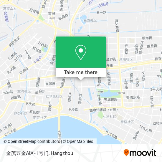 金茂五金A区-1号门 map